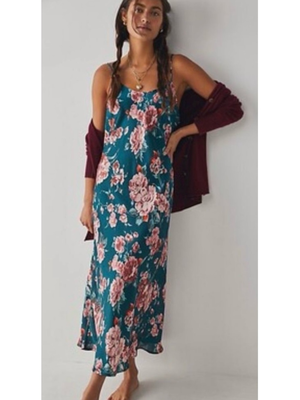Intimately Free People Easy To Love Floral Slip Dress New Small